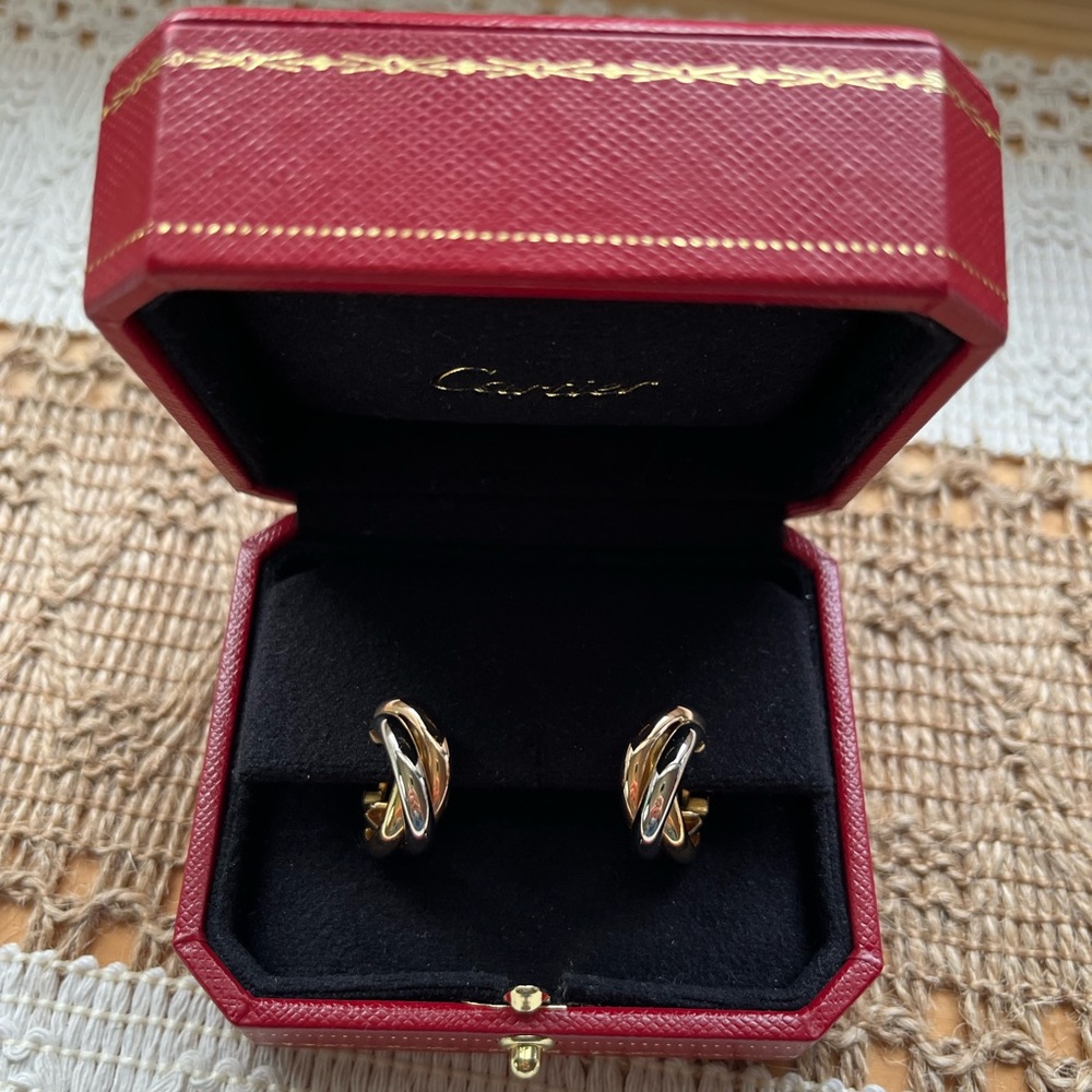 Cartier Trinity Earrings, Classic Model